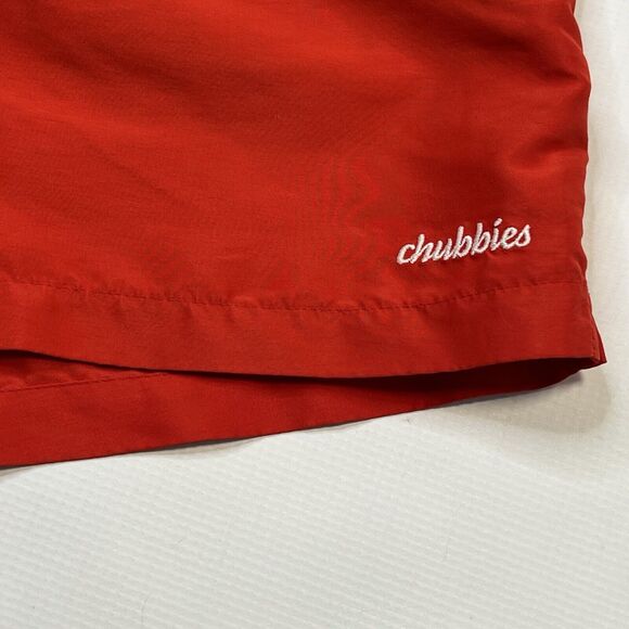 Chubbies Swim Shorts Mens Large Red White Blue USA Drawstring Patriotic - Picture 2 of 13